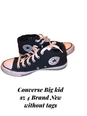Converse Black & White High Top Sneakers